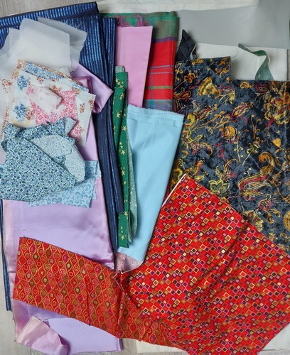 Lot chutes tissus - chutes,
