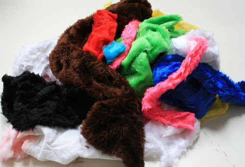 Chutes tissu fourrure - de,
